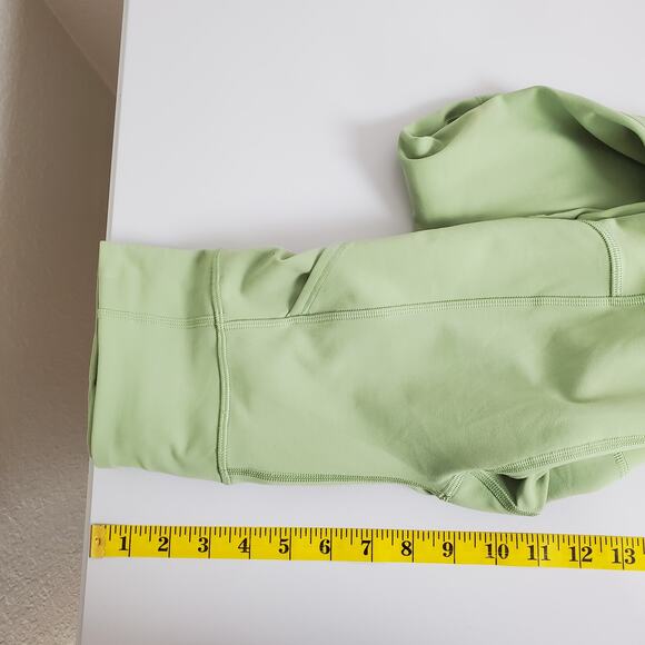 Lululemon Invigorate High-Rise Tight Size 2 Womens 25" Vista Green Yoga Run Gym - Picture 7 of 9